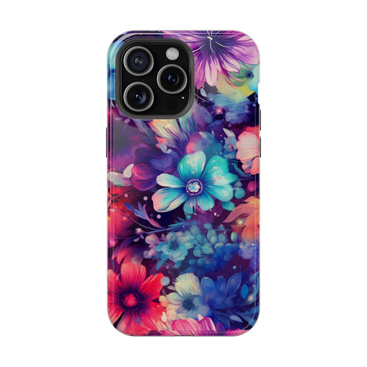 Cosmic Garden Tie-Dye iPhone Case